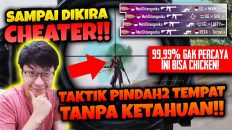 BangEJ SAMPE DIKIRAIN CHEATER!! 100% GA PERCAYA MATCH INI BISA CHICKEN!! TEKNIK KABUR2AN!