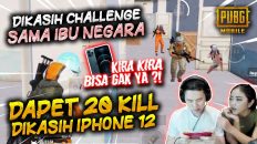 Bang Bemo DI CHALLENGE IBU NEGARA “DAPET 20 KILL = DIKASIH IPHONE 12″KIRA – KIRA BISA GAK YA ?!