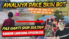 Bang Bemo NYAMAR JADI MISKIN !! AWALNYA PAKE SKIN BOT PAS GANTI SKIN SULTAN AUTO SPEECHLESS !!