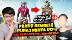 BANG EJ PURA2 JADI GEMBEL MINTA UC