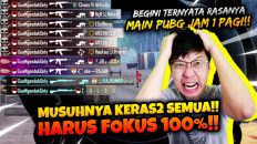 BANG EJ MAIN PUBG MOBILE JAM 1 PAGI LAWANNYA KALONG BARBAR SEMUA