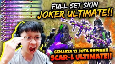 BANG EJ REVIEW SCAR-L JOKER 12 JUTA RUPIAHH FULL SET SKIN JOKER