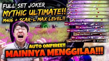 FULL SET SKIN MYTHIC ULTIMATE JOKER YG SESUNGGUHNYA M416 SCAR-L