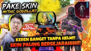 SKIN MYTHIC PALING KECE DI PUBG GODZILLA FULL FACE