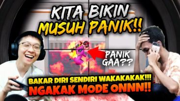 BANG EJ BIKIN LAWAN PANIK SAMPE BAKAR DIRI AUTO NGAKAK