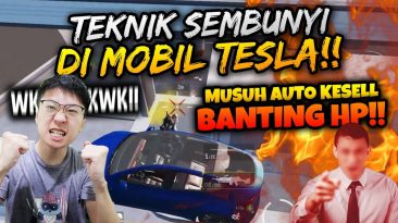 TEKNIK SEMBUNYI DI MOBIL TESLA MUSUH AUTO BANTING HP